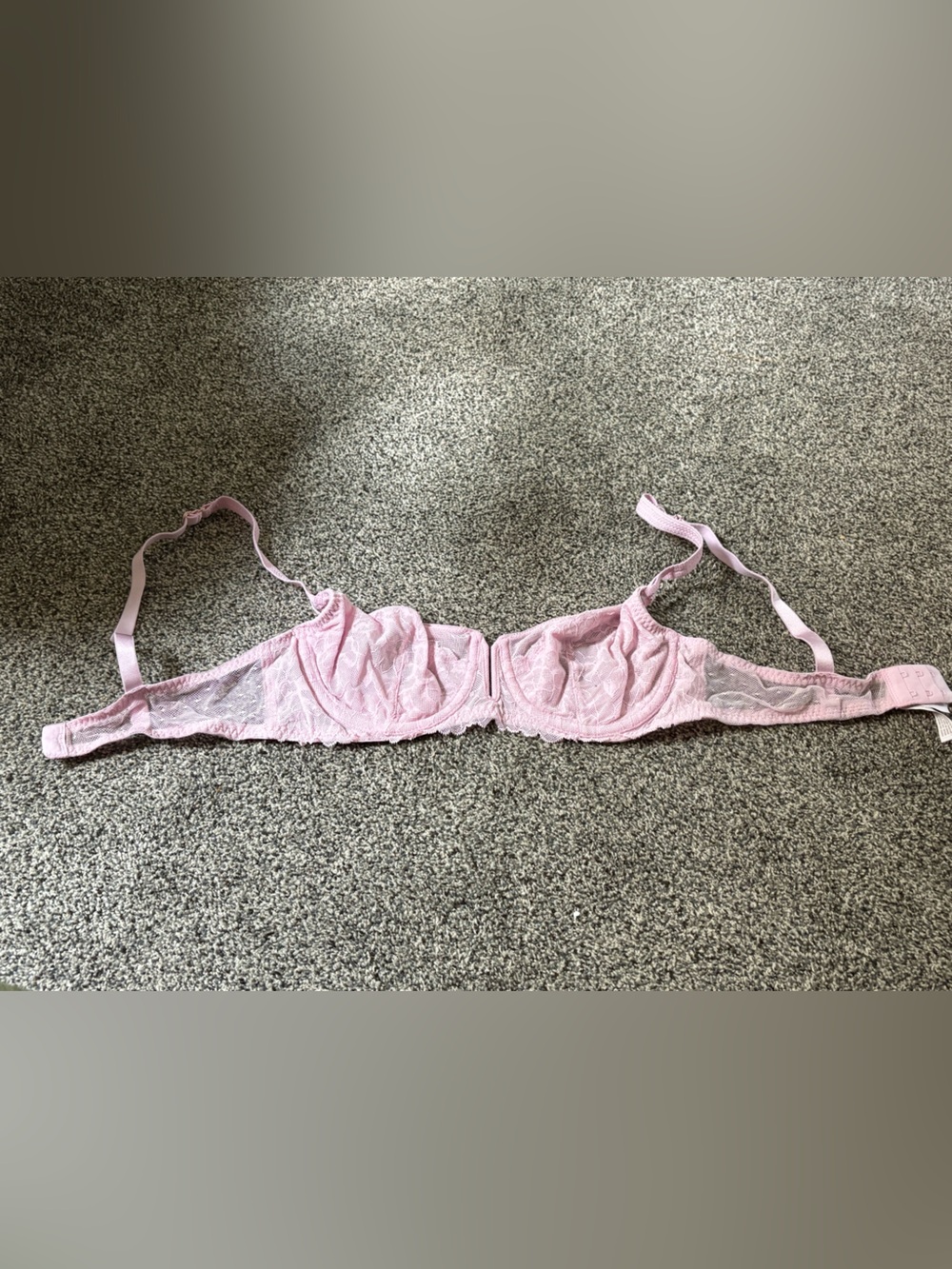 Auden Light Pink Lace Underwire Bra